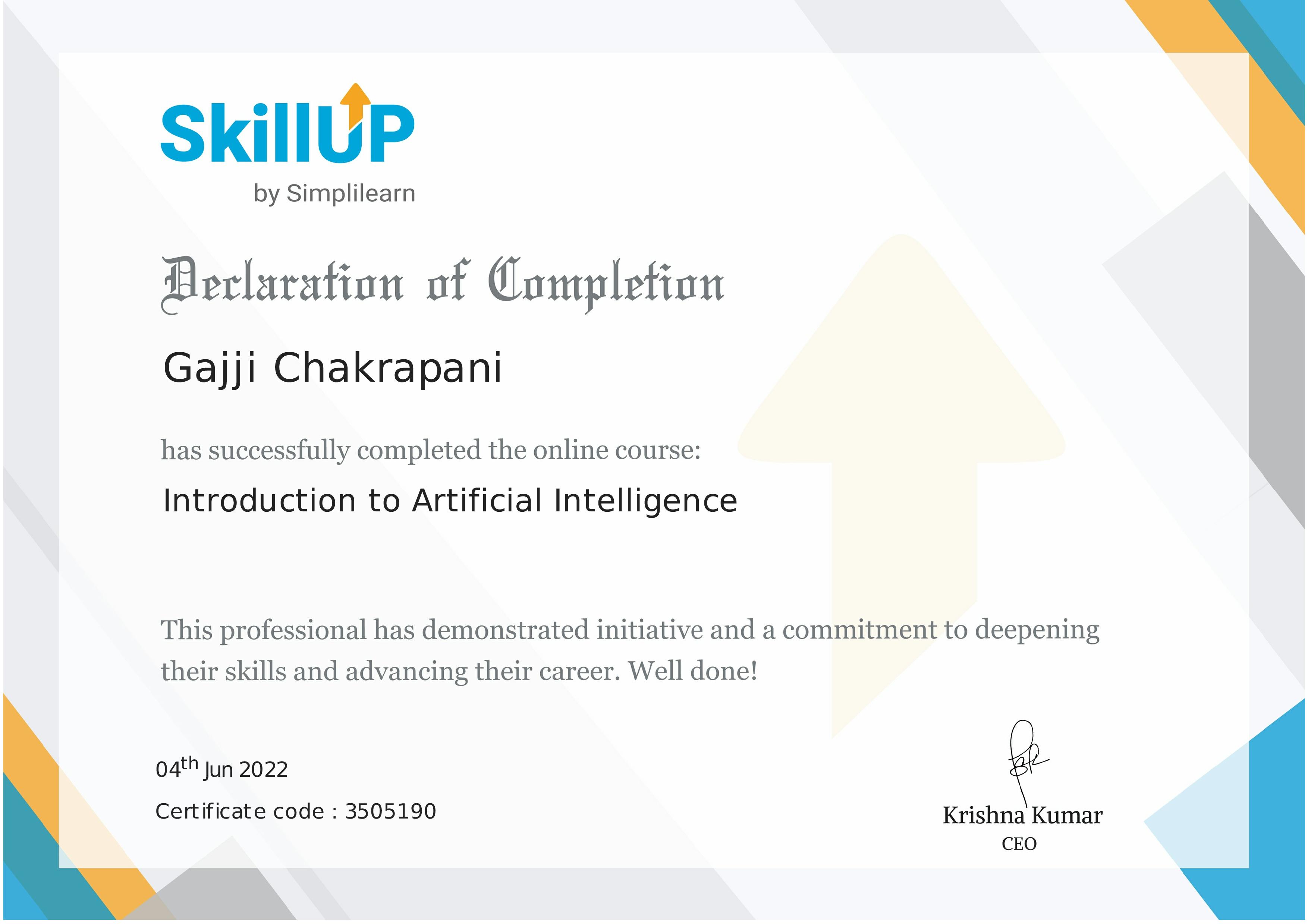 AI Certificate